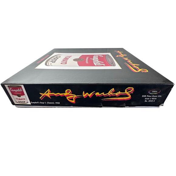 Vintage 1968 andy warhol “campbell’s soup” tomato soup 550-piece jigsaw puzzle - Picture 4 of 6